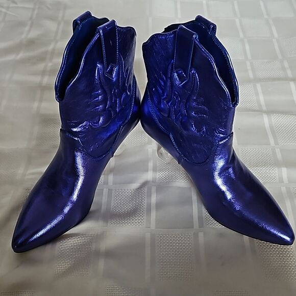 Katy Perry's The Annie-O Bootie Western Purple Size 8M - Picture 16 of 16